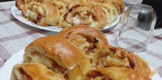 Υπέροχο ρολό με τυριά και αλλαντικά στο φούρνο Ρολό με τυριά και αλλαντικά στο φούρνο