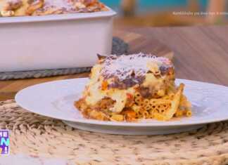 Παστίτσιο με μπεσαμέλ από πατάτα