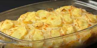Πατάτες Ογκρατέν με σάλτσα τυριού Πατάτες Ογκρατέν με σάλτσα τυριού