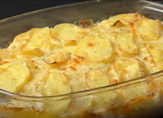 Πατάτες Ογκρατέν με σάλτσα τυριού