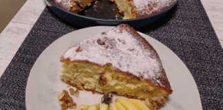 πίτα με μήλα και καρύδια