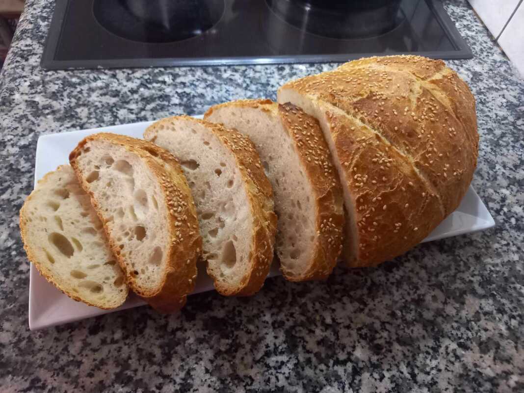 ψωμί στη γάστρα