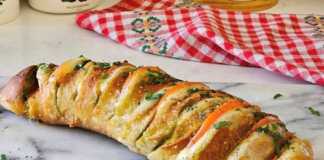 γεμιστό σκορδόψωμο