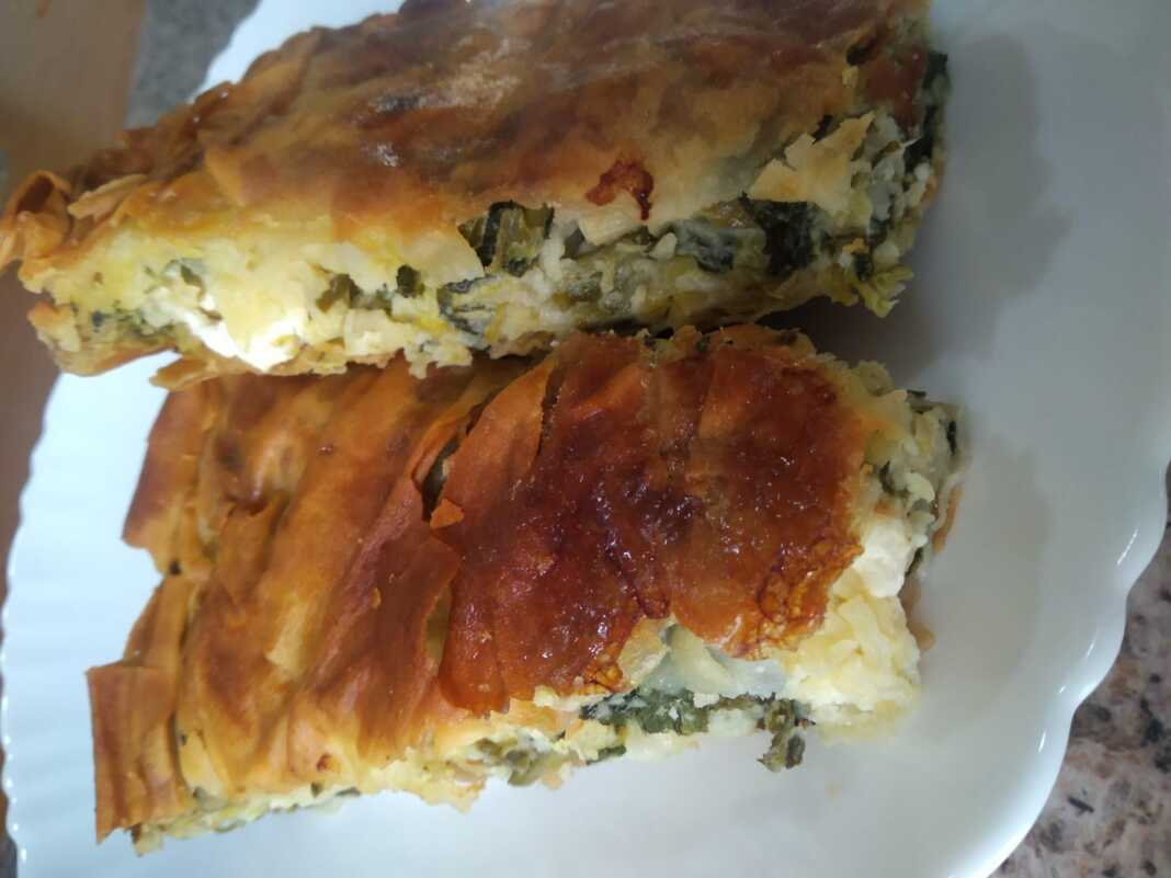 spanakoprasopita- Σπανακοπρασόπιτα