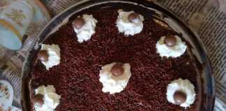 Τούρτα καραμέλα σοκολάτα