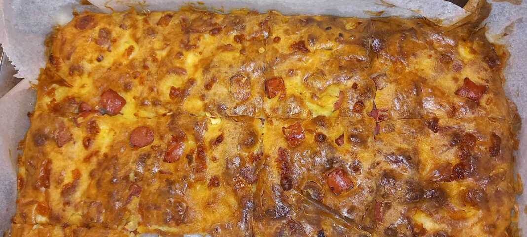 ζαμπονοτυρόπιτα χωρίς φύλλο