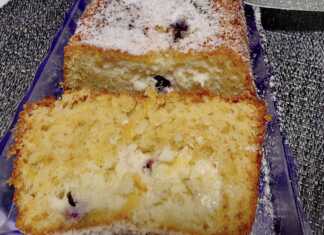 Κέικ με μήλα και κρέμα τυριου με φρούτα του δάσους