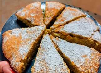 κέικ σιμιγδάλι με καρύδια