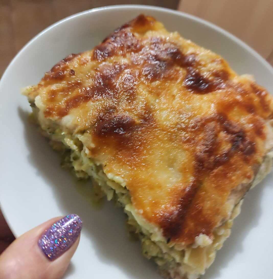 Λαζάνια με κολοκυθάκια και πλούσια μπεσαμέλ