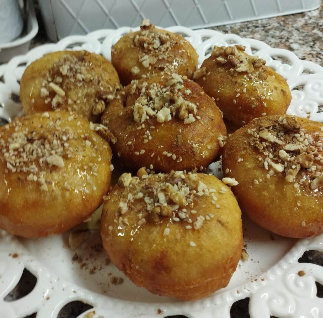 λουκουμάδε με πορτοκάλι