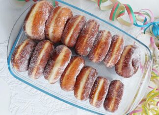 λουκουμάδες με πορτοκάλι