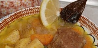 Βραστό μοσχάρι με πατάτες