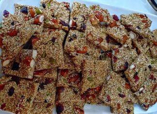 παστέλι με ξηρούς καρπούς