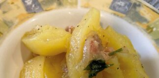 Πατάτες με Μπέικον και Κρεμμύδια