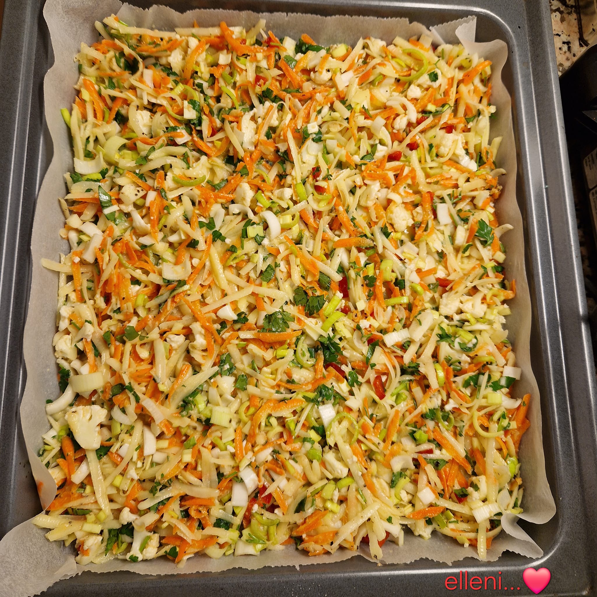 Πίτα με διάφορα λαχανικα