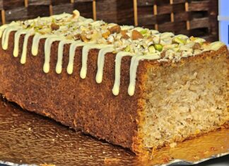 σιροπιαστό κέικ κανταΐφι