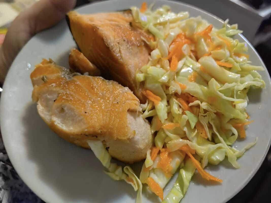 σολομός στο τηγάνι