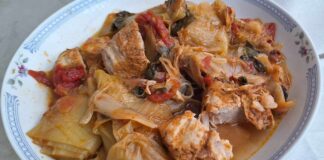 Κυριακάτικο Τραπέζι: Χοιρινό Πρασοσέλινο Κοκκινιστό με Αγάπη! χοιρινό πρασοσέλινο κοκκινιστό