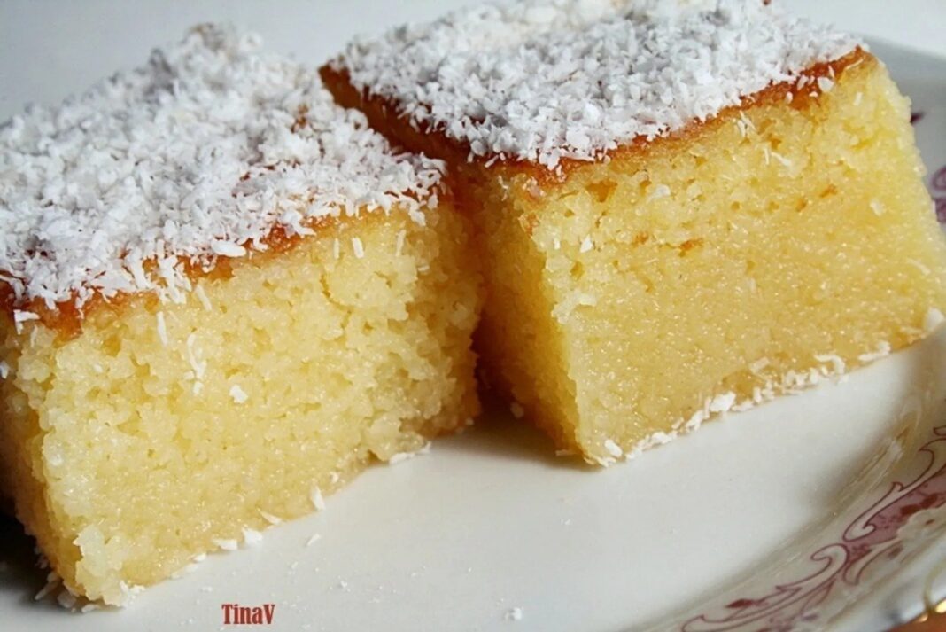 ρεβανί με γιαούρτι