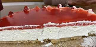 Cheesecake φράουλα