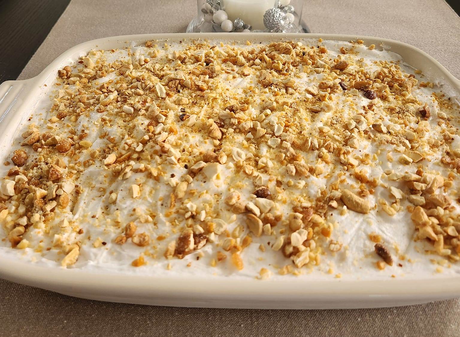 Εκμέκ με κέικ πανετόνε