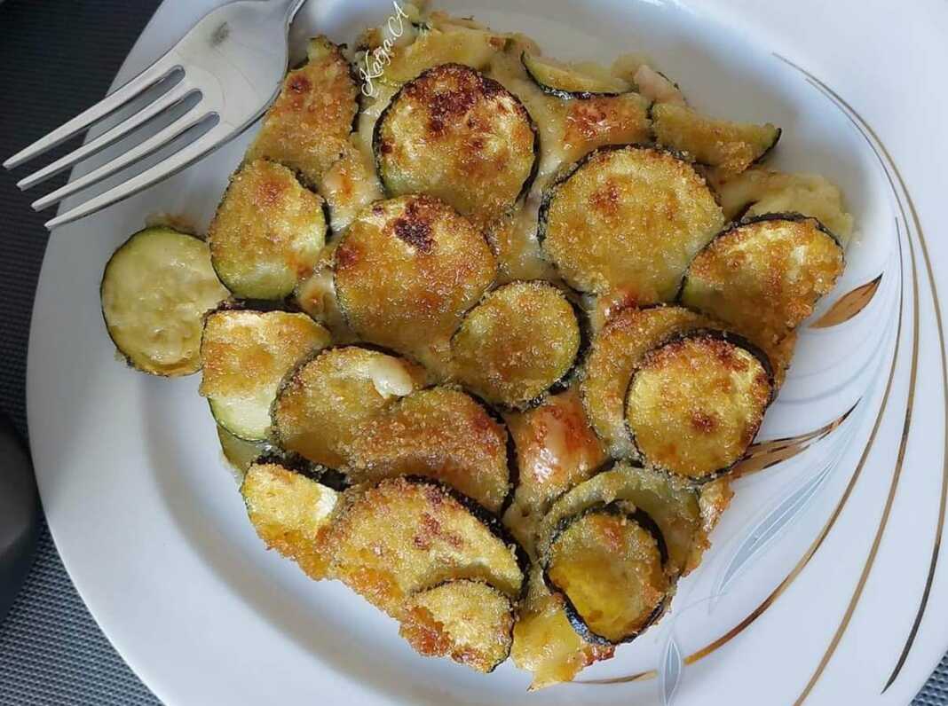 Κολοκυθάκια με τυριά στο φούρνο