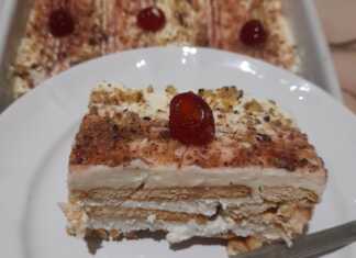 μπισκοτογλυκό με γιαούρτι