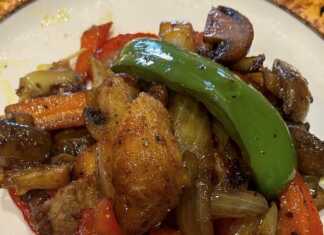 Πανσέτες με δίχρωμες πιπεριές