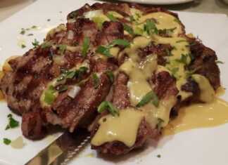 πανσέτες στα κάρβουνα με μουσταρδατη σως