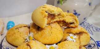 Μπισκοτά γεμιστά μαρμελάδα σύκου και καρύδι