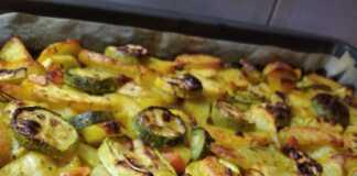 Χρυσές Πατάτες και Ζουμερά Κολοκυθάκια στο φούρνο Πατάτες και Ζουμερά Κολοκυθάκια στο φούρνο