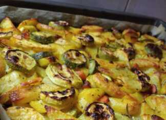 Πατάτες και Ζουμερά Κολοκυθάκια στο φούρνο
