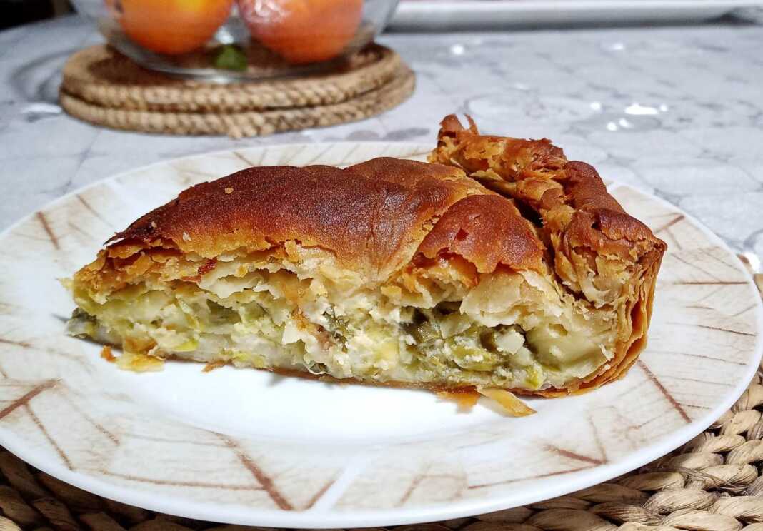 πρασοτυρόπιτα