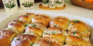 Ψωμάκια με μοτσαρέλα και βούτυρο σκόρδου