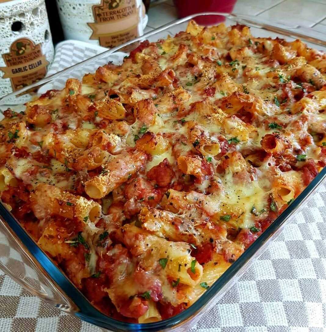 ριγκατόνι στο φούρνο