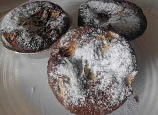 Στρούντελ κάκαο cupcakes