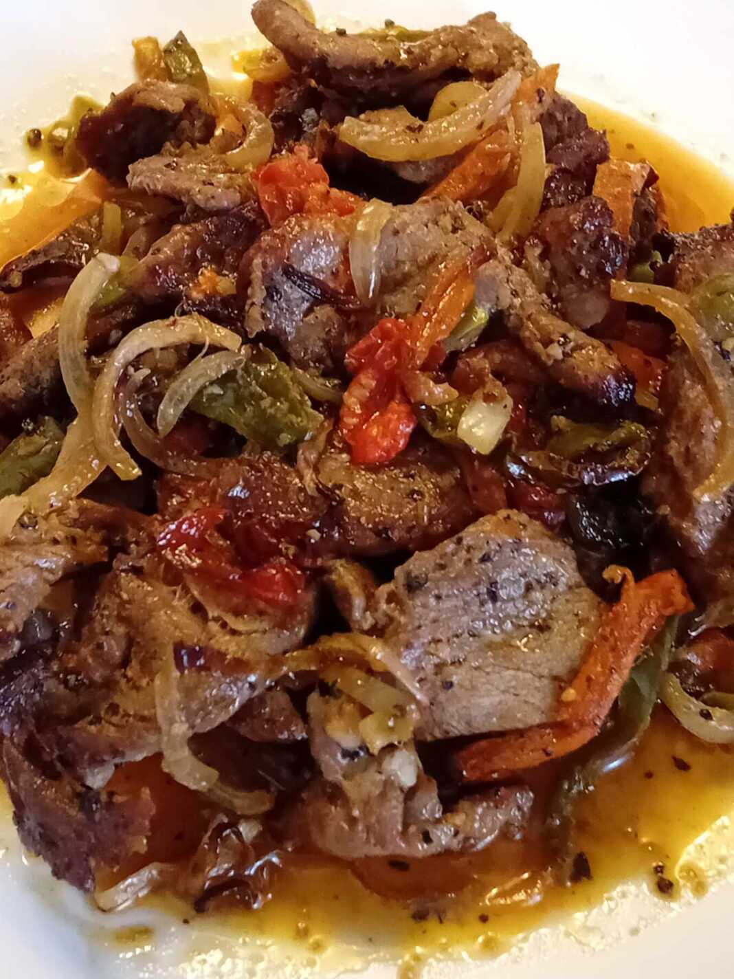 Τηγανιά με μοσχαράκι