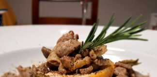 Τηγανιά Χοιρινού με Πορτοκαλί