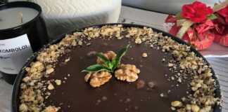 νηστίσιμη τούρτα κατσαρόλας