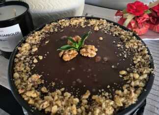 νηστίσιμη τούρτα κατσαρόλας