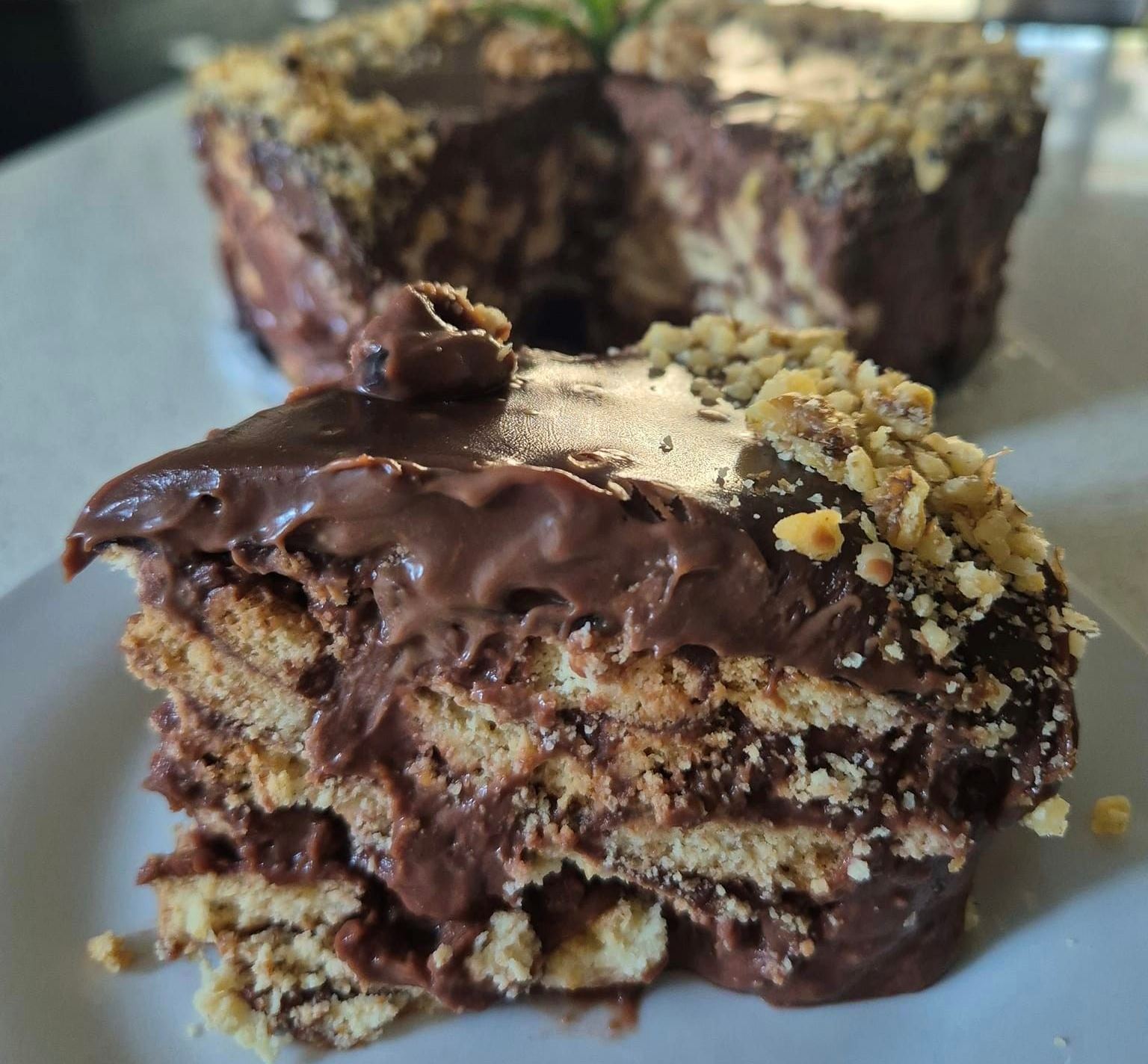 νηστίσιμη τούρτα κατσαρόλας