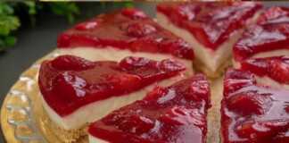 cheesecake φράουλα