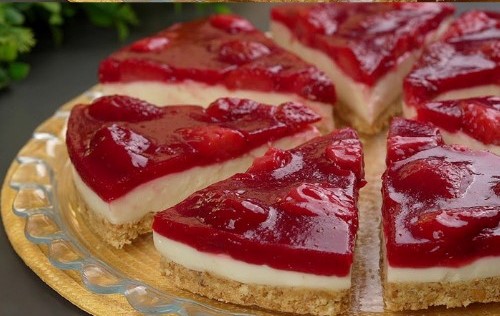 cheecake fraoula cheesecake φράουλα
