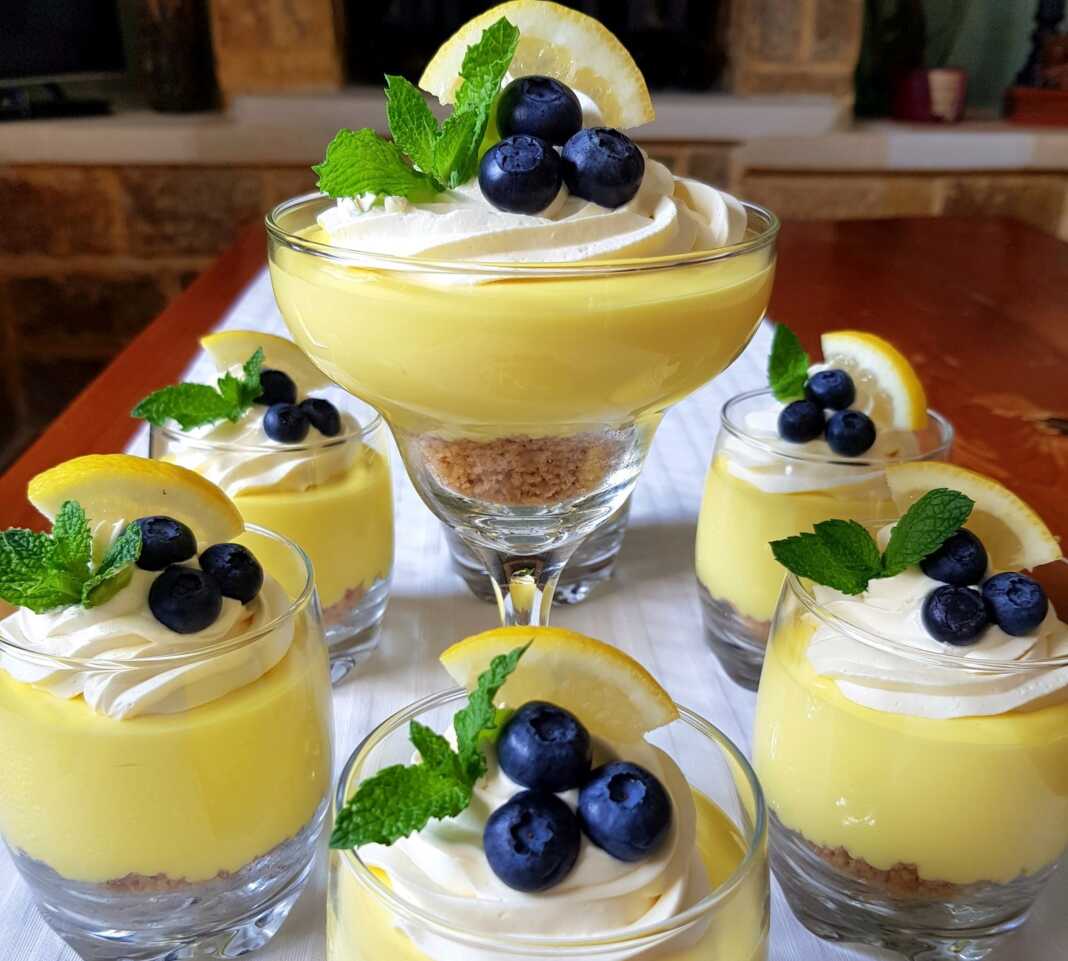 Μους Cheesecake με λεμόνι