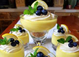 Μους Cheesecake με λεμόνι