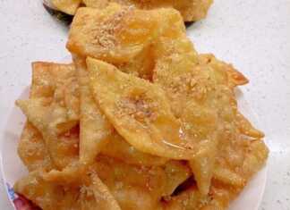 Τραγανές Δίπλες με Κανέλα μέλι και τριμμένα καρύδια Δίπλες