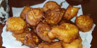 τηγανίτες με τυρί και γιαούρτι