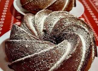 κέικ με κακάο και σταγόνες μαύρης σοκολάτας