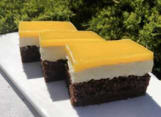 κέικ σοκολάτας με κρέμα τυριού και γλάσο πορτοκαλιού