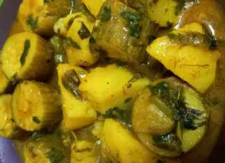 Κολοκυθοπατάτες με λεμόνι και μυρωδικά στη κατσαρόλα